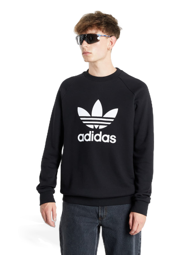 Sweatshirt adidas Originals Trefoil Crew Svart | H06651