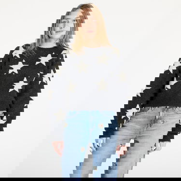 Sweater Tommy Hilfiger Star Pattern Sweater Svart | DW0DW19915 0GL, 0