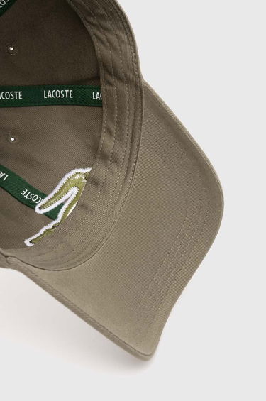 Keps Lacoste Adjustable Organic Cotton Twill Cap Svart | RK9871, 3
