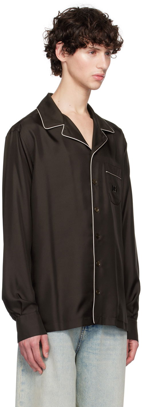 Skjorta Dolce & Gabbana Dolce&Gabbana DG Embroidery Silk Shirt Svart | G5IF1ZFU1S4, 1