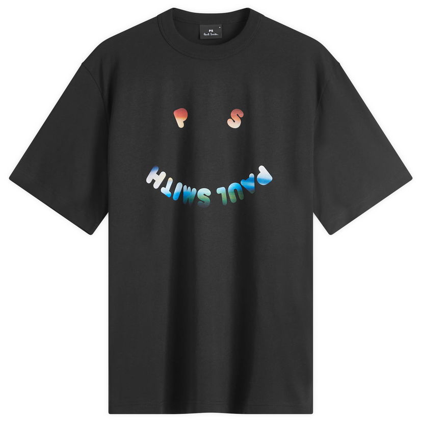 T-shirt Paul Smith PS Happy T-Shirt, Size Medium Svart | M2R-965XE-N22116-79