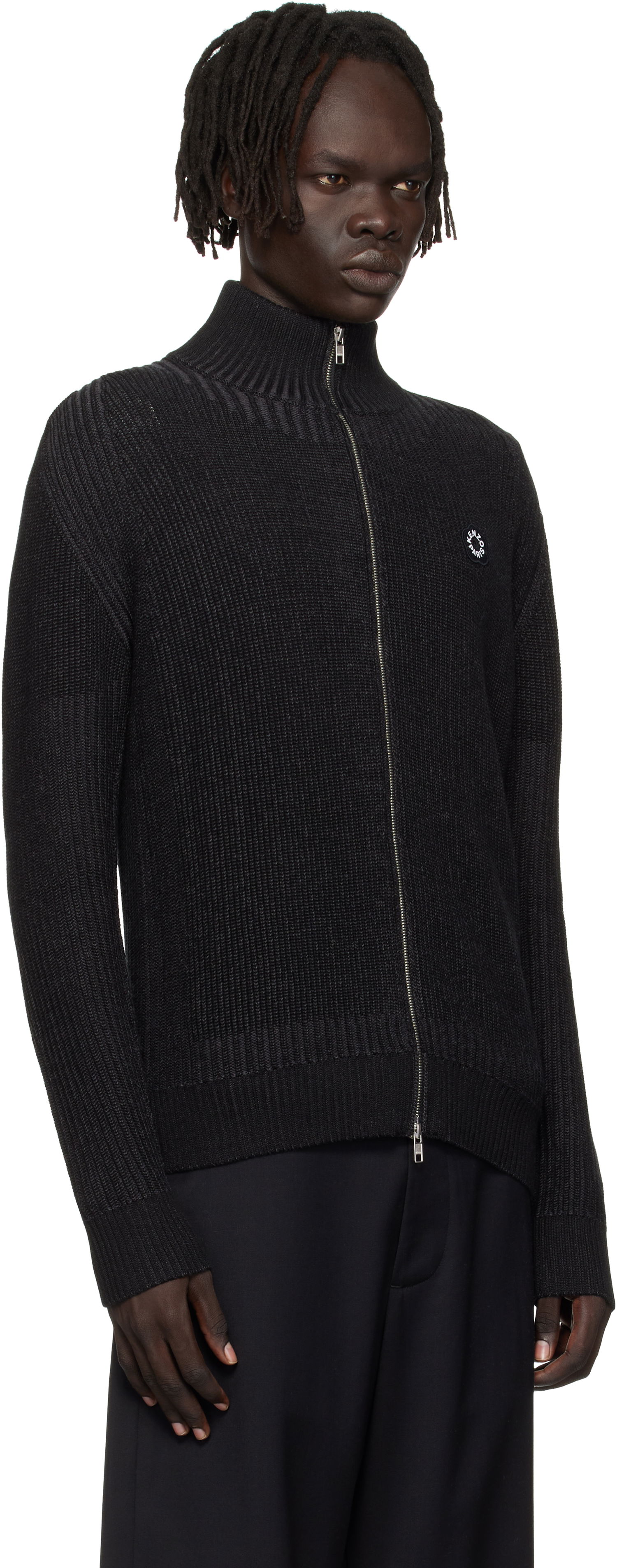 Sweater KENZO Kenzo Paris 'Boke Flower 2.0' Zip Cardigan Svart | FF65CA7403LH, 1