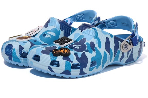 Sneakers och skor Crocs BAPE x Classic Clog ABC "Camo Blue" Blå | 209627-4TB