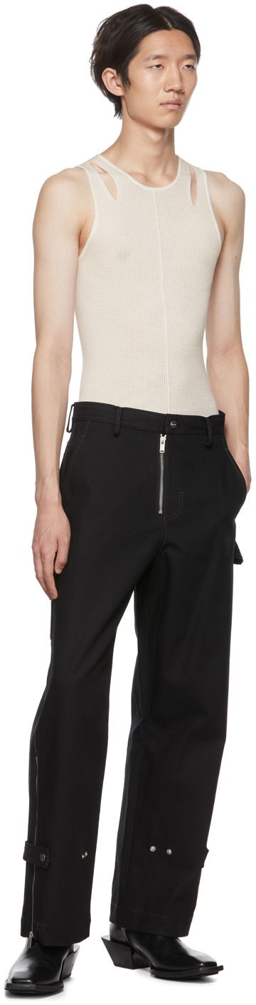 Linne Dion Lee Cutout Tank Top Vit | C7089P22, 4