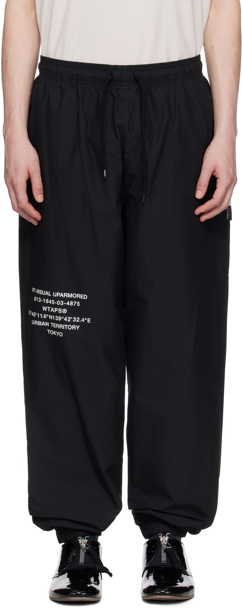 Byxor WTAPS WTAPS SPST2002 Lounge Pants Svart | 251CWDT-PTM04