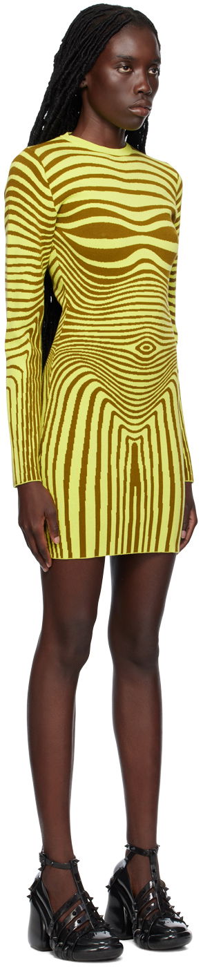 Klä Jean Paul Gaultier Jean Paul Gaultier 'The Body Morphing' Minidress Gul | 23/12-F-RO058-M046-4144, 1