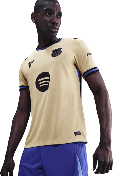 Jersey Nike Nike x Kobe Dri-FIT FC Barcelona Stadium Away Jersey Beige | hj4603-784, 5