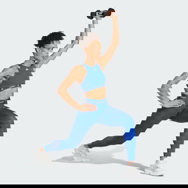 Damasker adidas Performance Techfit Stash Pocket Full-Length Blå | IX4994, 4