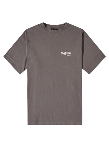 T-shirt Balenciaga Large Fit Tee "Smoke Grey" Grå | 641675-TNVG5-1227