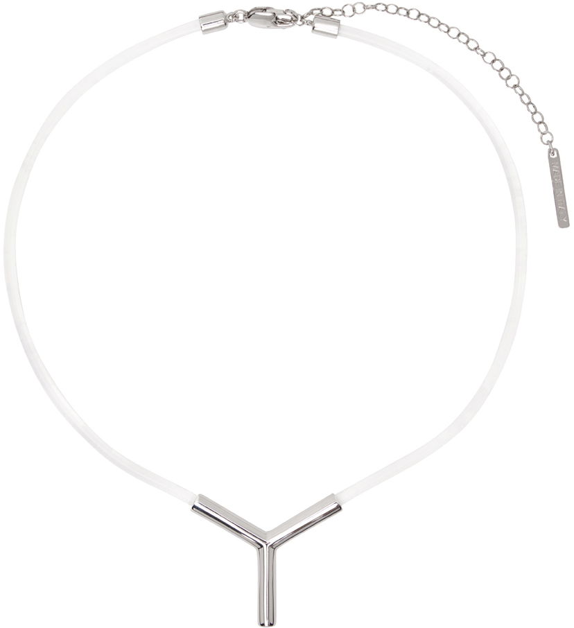 Halsband Y/PROJECT Transparent 'Y' Necklace Metallisk | 640NE004
