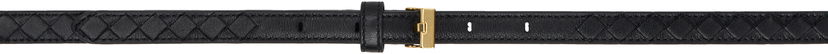Bälten Bottega Veneta Bottega Veneta Thin Watch Belt Svart | 805803 V4R01