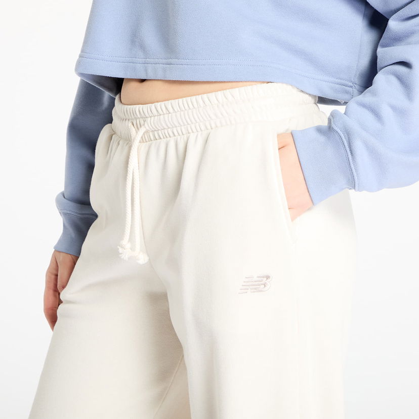 Träningsoverall New Balance Women's Essentials Fleece Sweatpants Vit | NBWP51503LIN