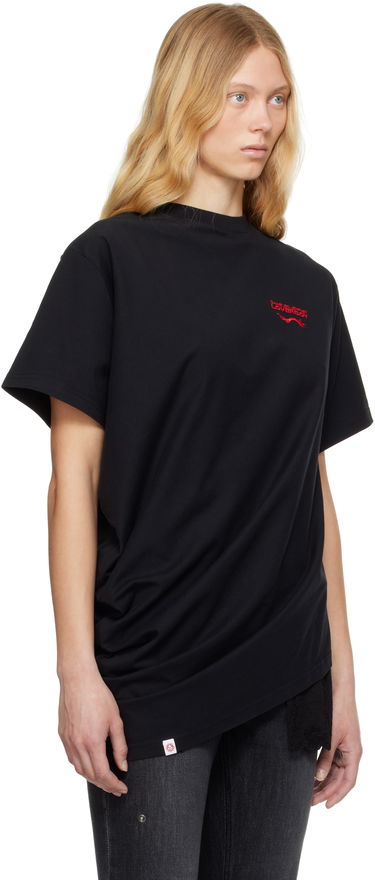 T-shirt Charles Jeffrey Loverboy Charles Jeffrey LOVERBOY Topsy Turvy T-Shirt Svart | 54101301, 1