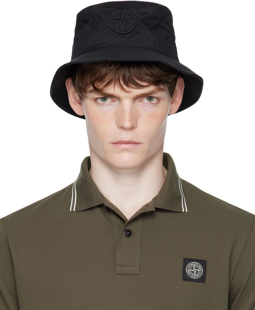 Hatt Stone Island Nylon Metal ECONYL Bucket Hat Grön | K2S15 9100012 S0076