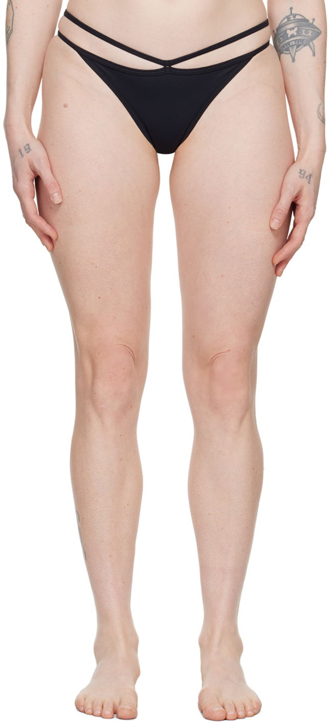 Trosor Baserange Nida String Bikini Bottom Svart | SWNP-PA-000