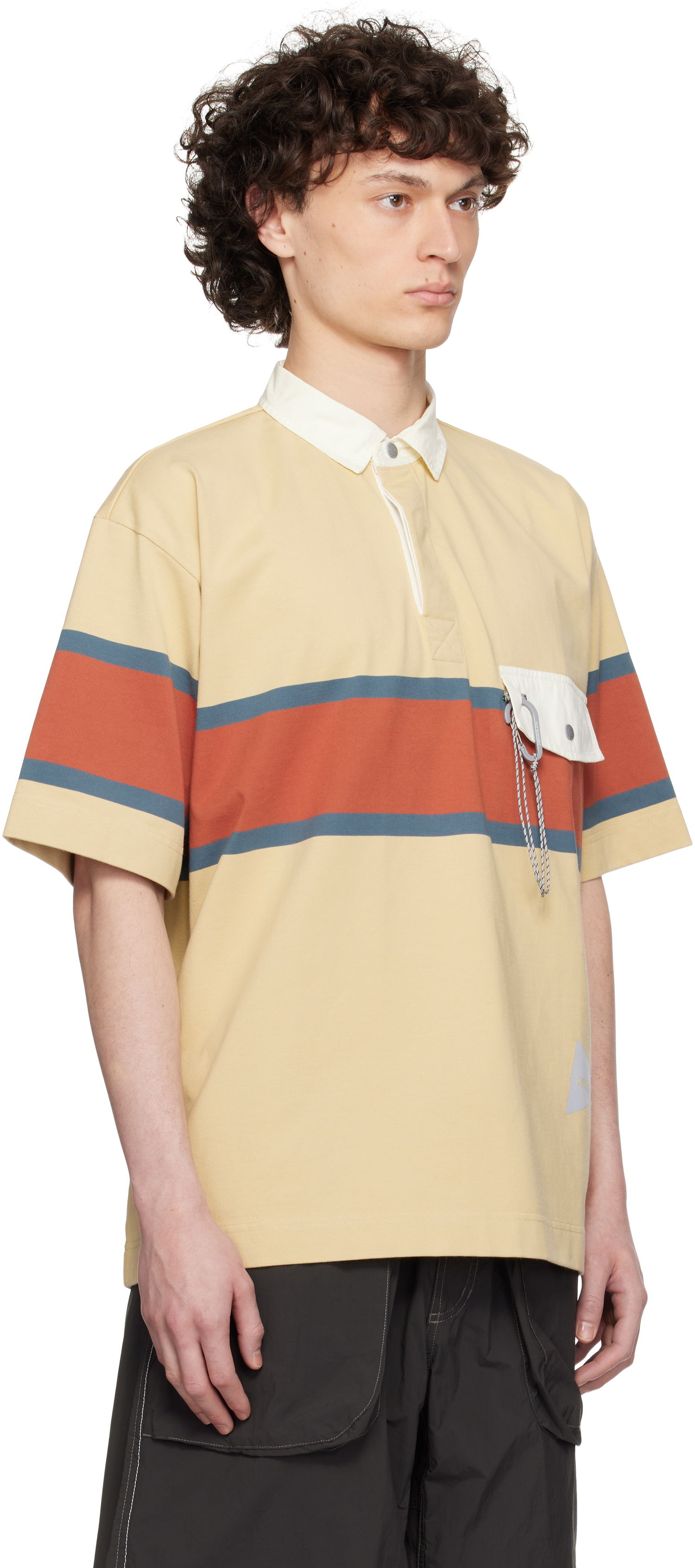 Polotröja and wander and wander x Gramicci Tech Rugby Polo Gul | GUJ5-S3010, 1