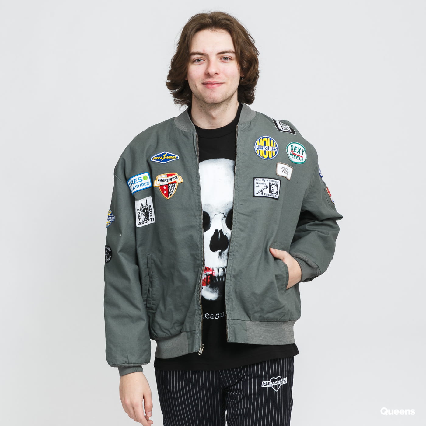 Jacka Pleasures Worms Mechanic Jacket Grå | Worms Mechanic, 0