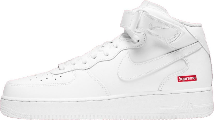 Sneakers och skor Nike Air Force 1 Mid "Supreme White" Vit | FZ8784-100