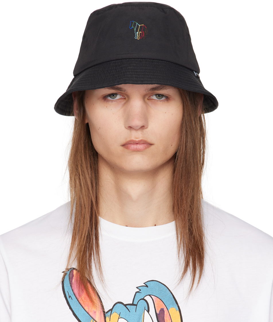 Keps Paul Smith PS Paul Smith Zebra Logo Bucket Hat Svart | M2A-921DT-N097-79, 0