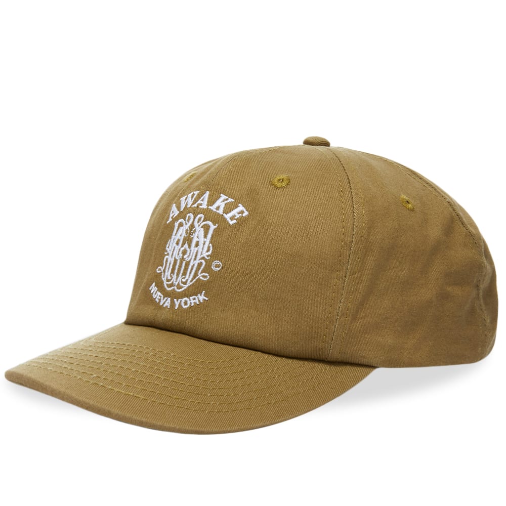 Keps Awake NY Nueva York Crest 6 Panel Cap Brun | AWK-SP22-HA007-SD, 0