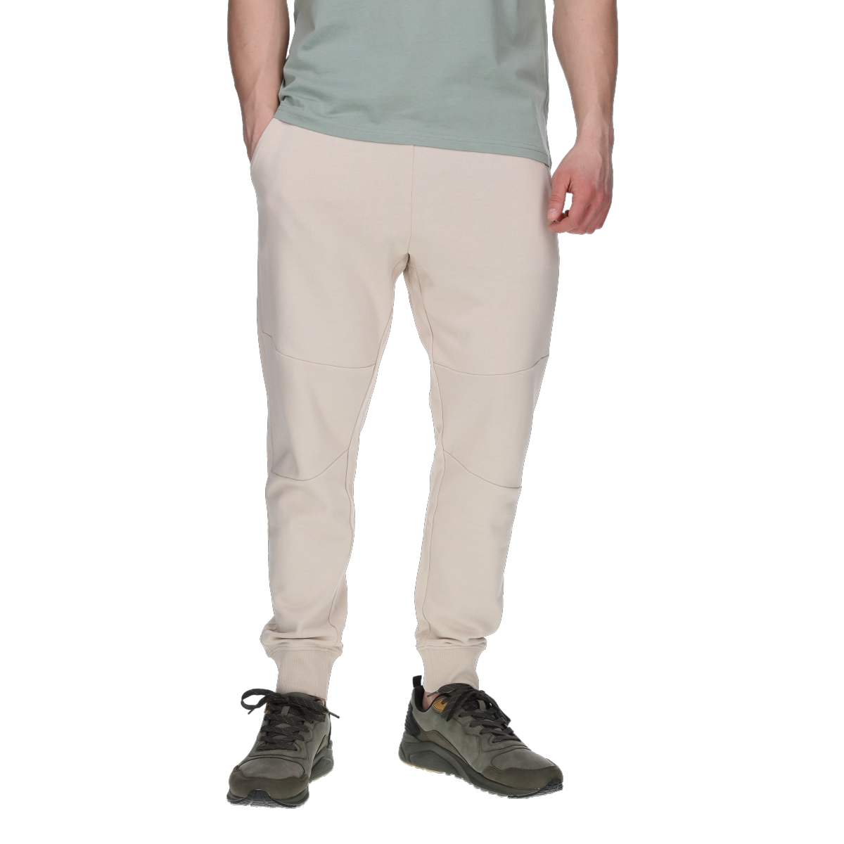 Träningsbyxor Champion Rib Cuff Pants Beige | 221532-MS073, 0