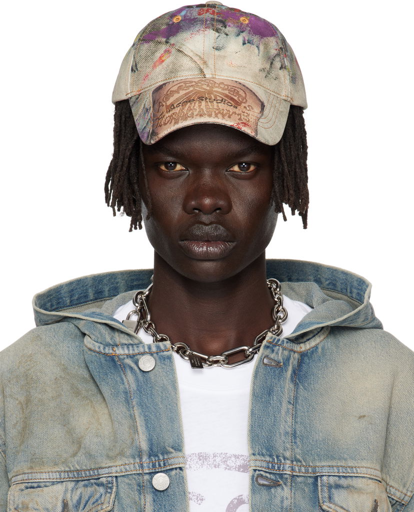 Keps Acne Studios Acne Studios Printed Baseball Cap Flerfärgad | C40431-