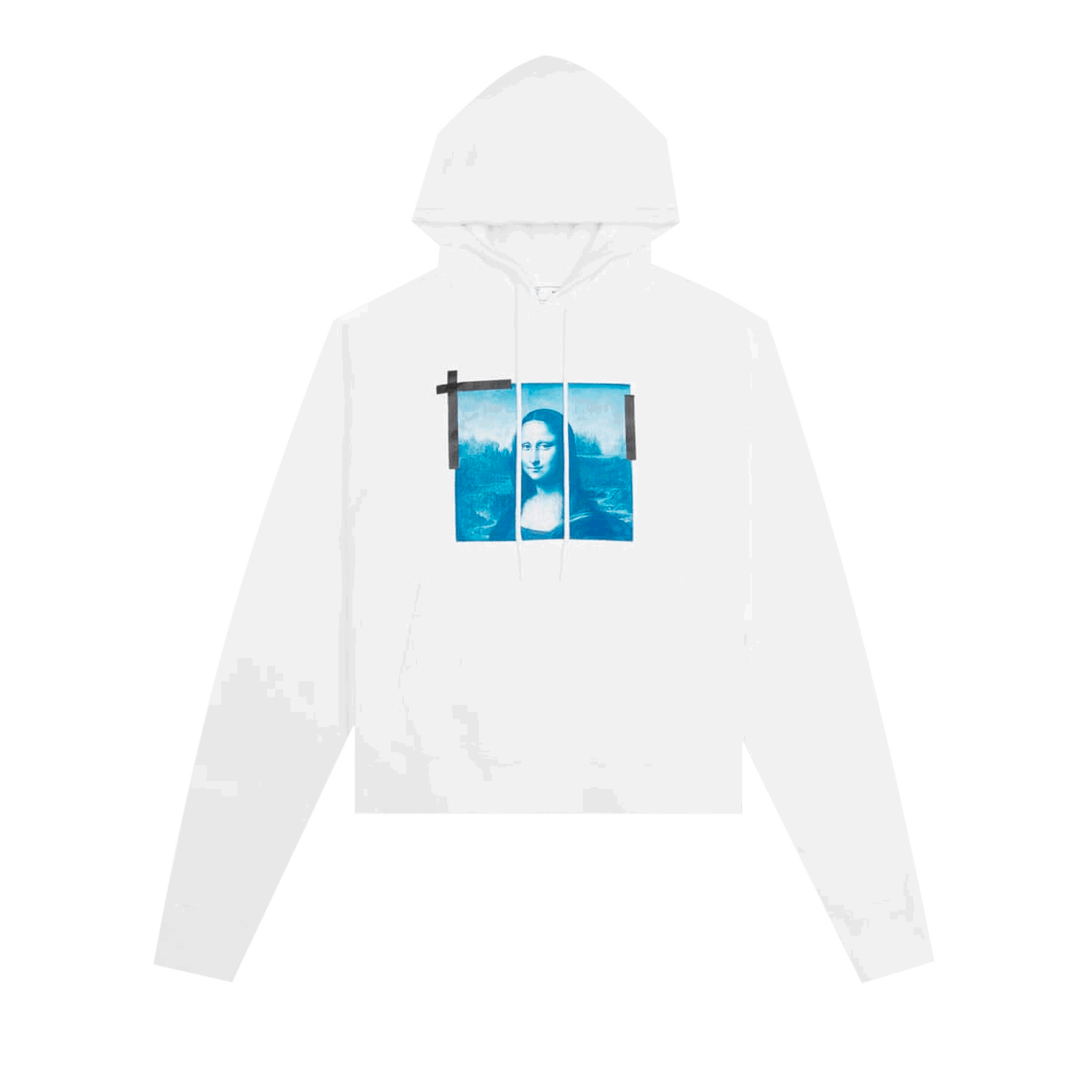 Sweatshirt Off-White Monalisa Over Hoodie Vit | OMBB037C99FLE0050145, 1