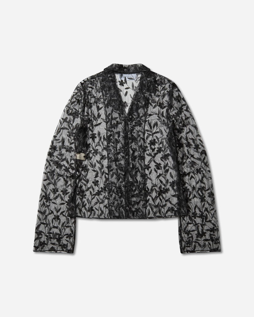 Skjorta OpéraSPORT Flora Lace Shirt Svart | S45FW25  4