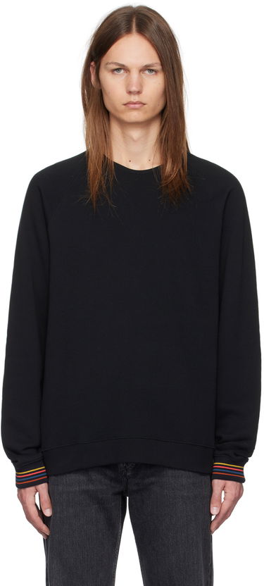 Sweater Paul Smith Paul Smith Artist Stripe Cuff Sweatshirt Svart | M1A-2990M-AU807B-79, 0