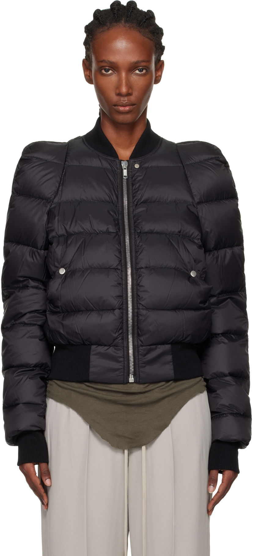 Pufferjacka Rick Owens Concordians Duvet Flight Down Jacket Svart | RP02E4777 NPD1
