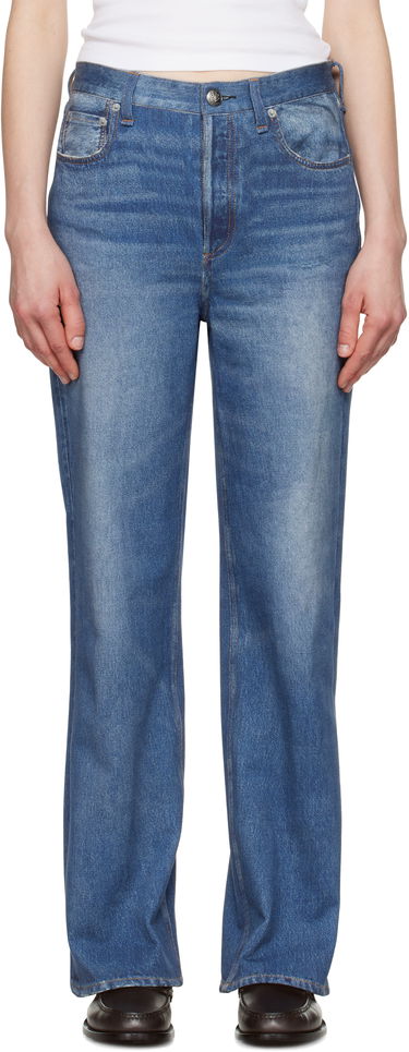 Jeans rag & bone rag & bone Miramar Terry Shea Ankle-Length Jeans Blå | WCW25S70008200, 0