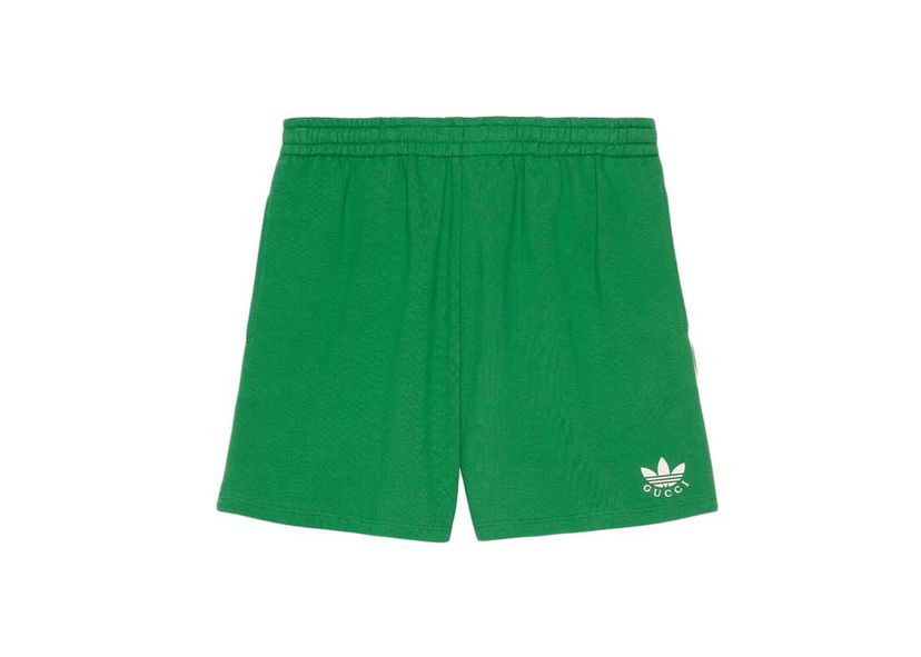 Shorts Gucci adidas x Cotton Shorts Green Grön | 691640 XJEKQ 3826