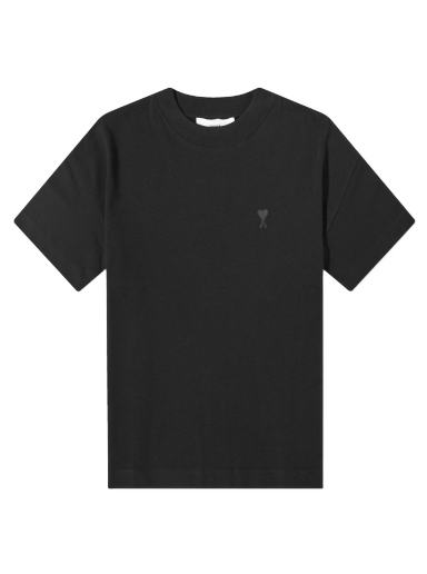 T-shirt AMI Tonal Heart Tee Svart | UTS012-726-001