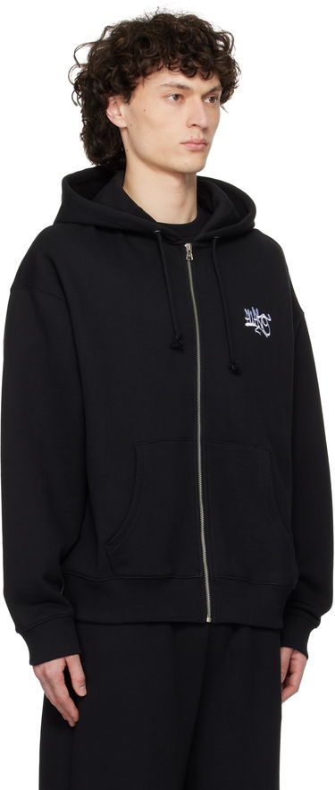 Sweatshirt Awake NY Awake NY All City Zip-Up Hoodie Svart | AWK-SP25-HD005, 1