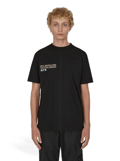 T-shirt Space Available Upcycled Case Study T-Shirt Svart | SA-TS-UCS001 BLK