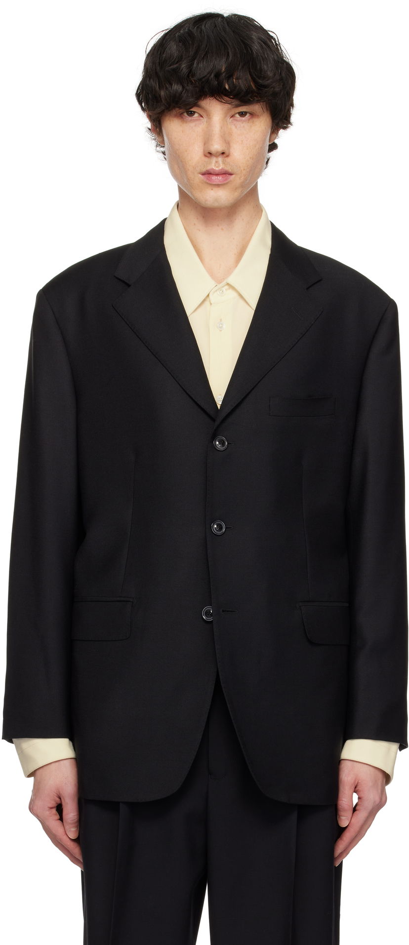 Jacka Maison Margiela Maison Margiela Mohair Blazer Svart | S50BN0536 M35259