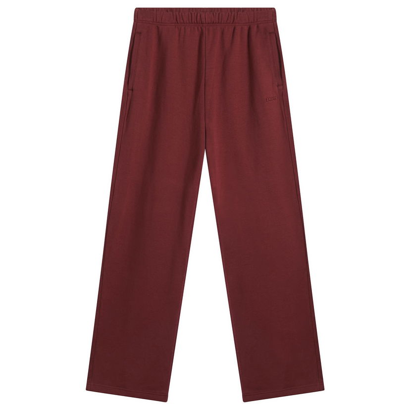 Byxor SKIMS Cotton Fleece Classic Straight Leg Pant Bourgogne | ST-PNT-8385W-MRT