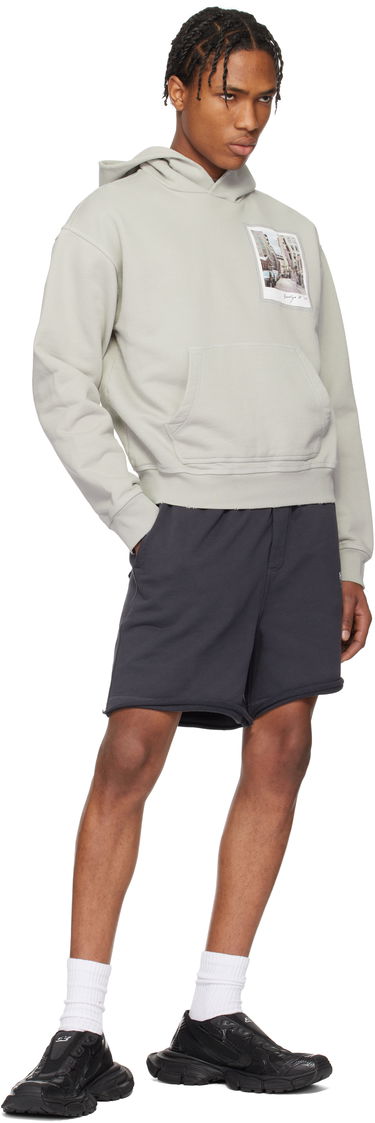 Sweatshirt Helmut Lang Helmut Lang Brooklyn Postcard Hoodie Grå | O10HM520, 3