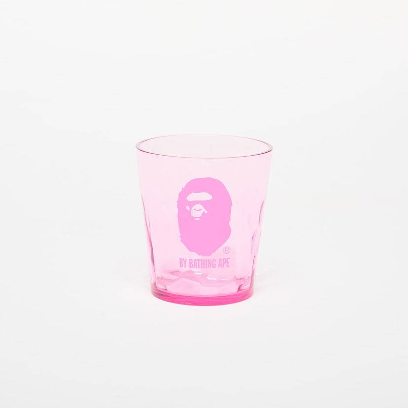Dricksflaska BAPE Bathing Ape X Plakira Ape Head Glass Rosa | 001KAL301916MPNK