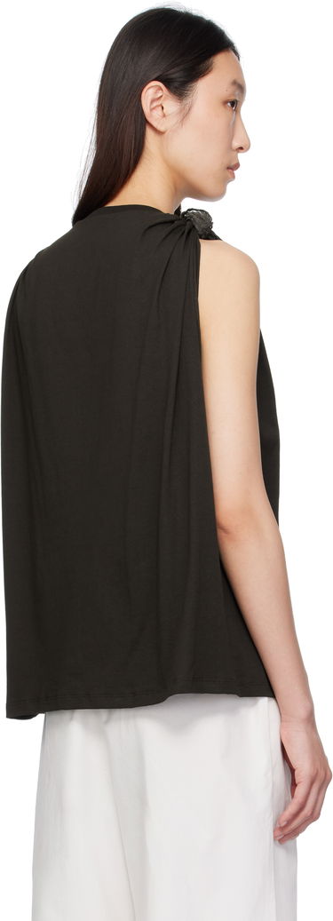 Linne Baserange Baserange Rodo Knotted Shoulder Tank Top Svart | TOROT-RC-SU25, 2