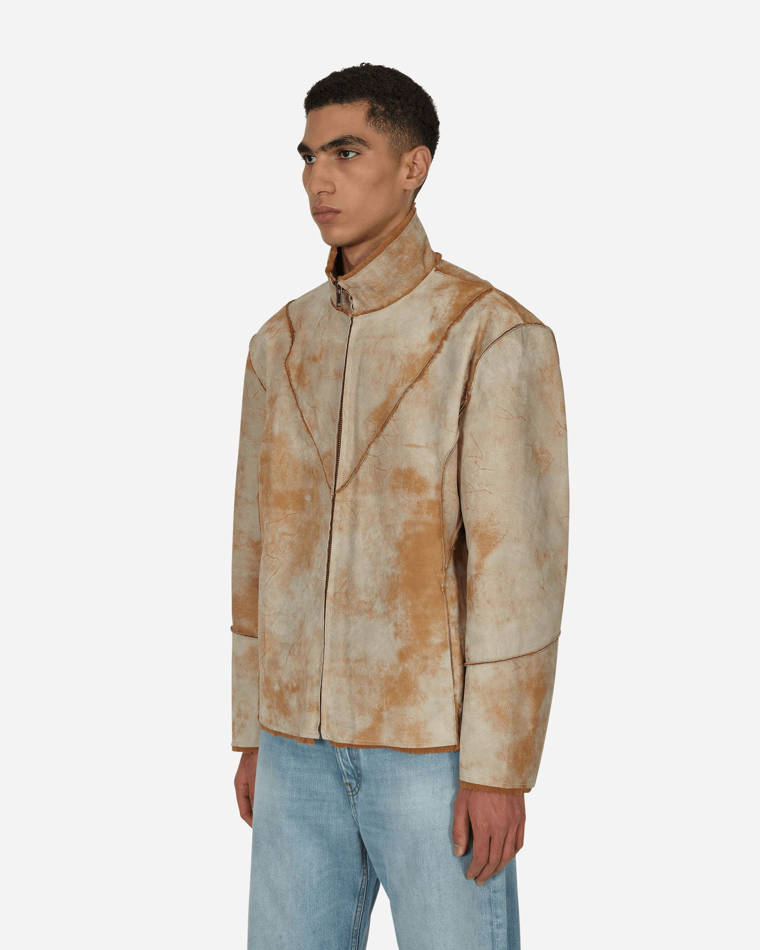Jacka GUESS Leather Sherpa Jacket Beige | M2BL06L0R30 F9JB, 1