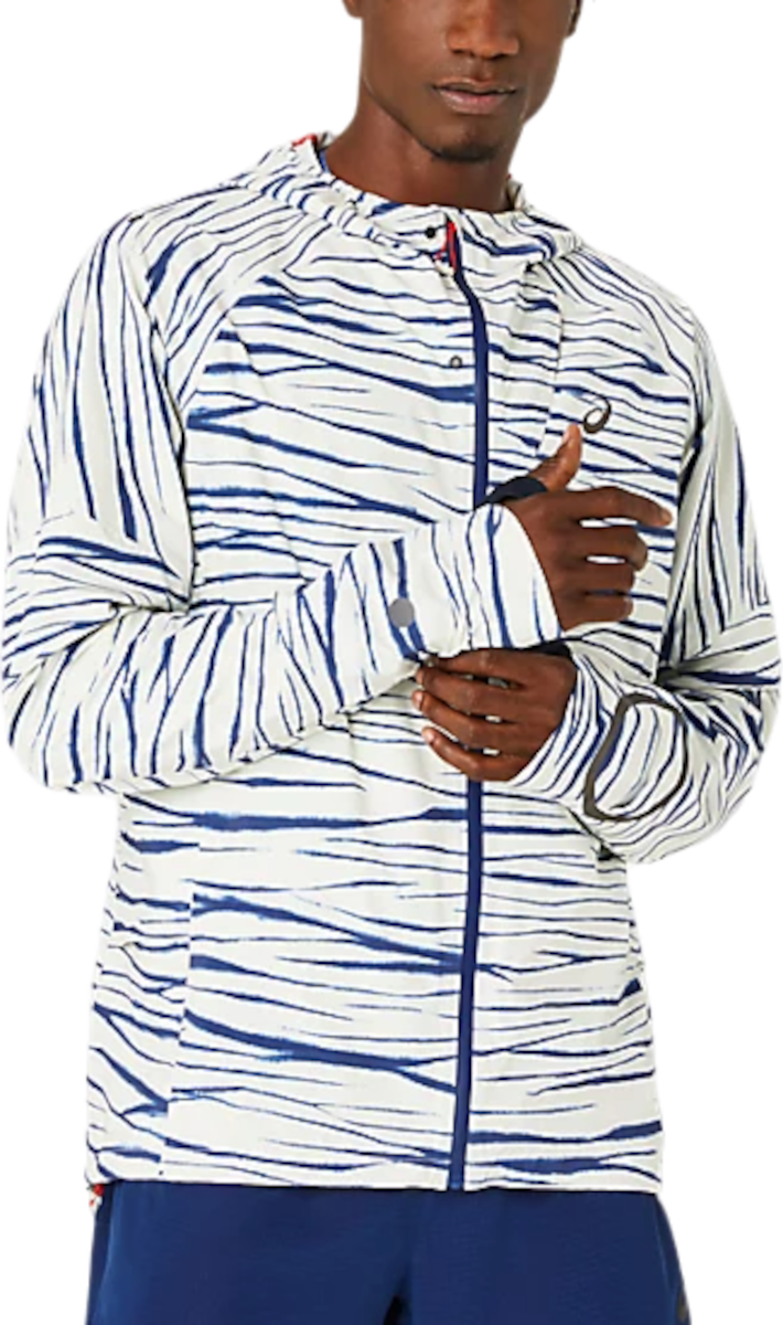 Jacka Asics METARUN SHIBORI WATERPROOF JACKET Vit | 2011d124-200