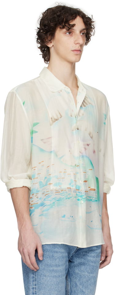 Skjorta OUR LEGACY Our Legacy Adorn Print Shirt Vit | M2252AS, 1
