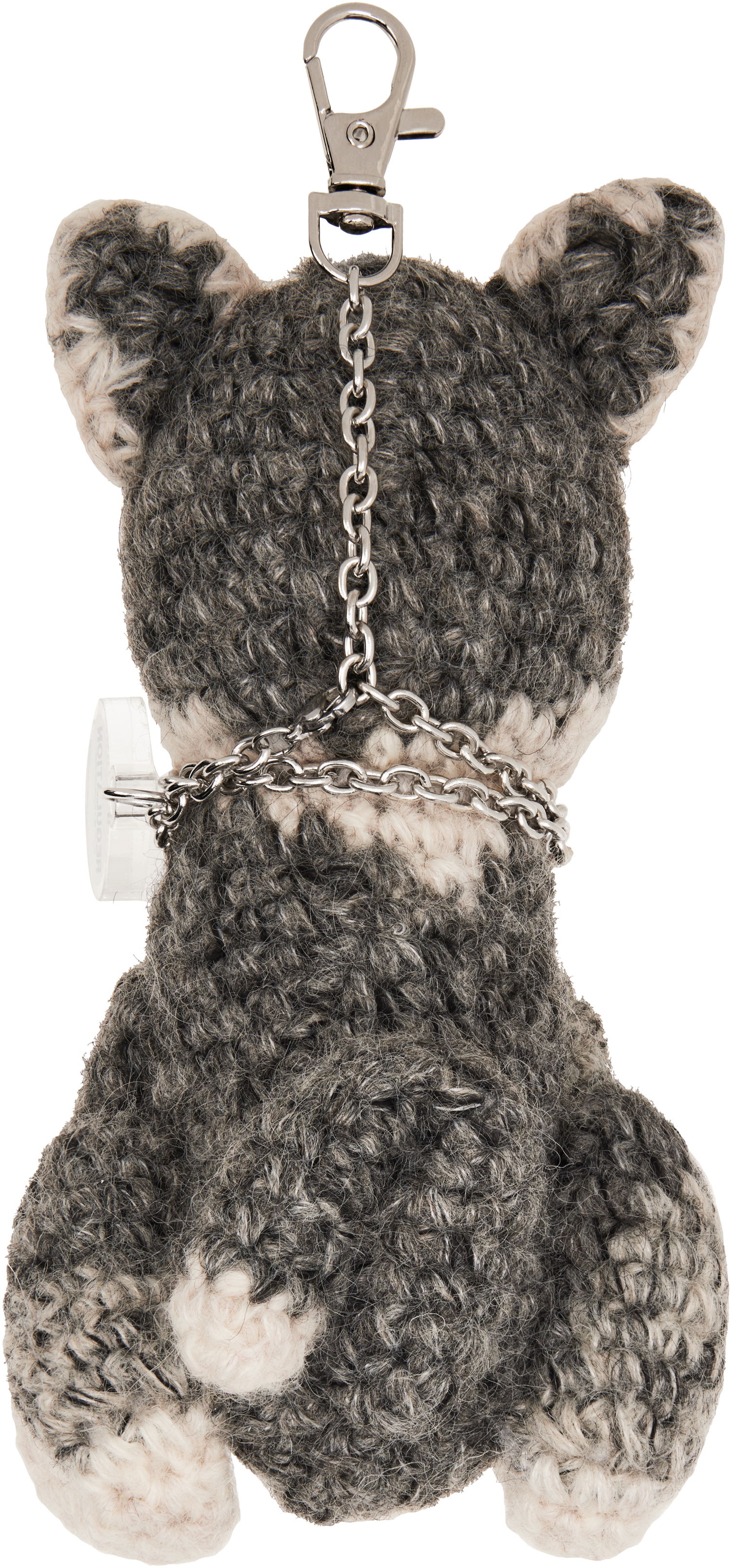 Nyckelringar Yohji Yamamoto Yohji Yamamoto Combination Knit Dog Keychain Grå | FM-K59-902, 1