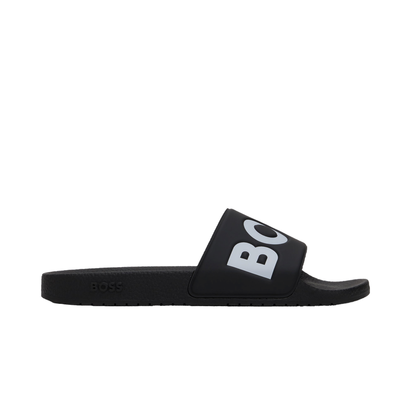 Sneakers och skor BOSS Large Logo Detail Pool Slides Svart | 50536835