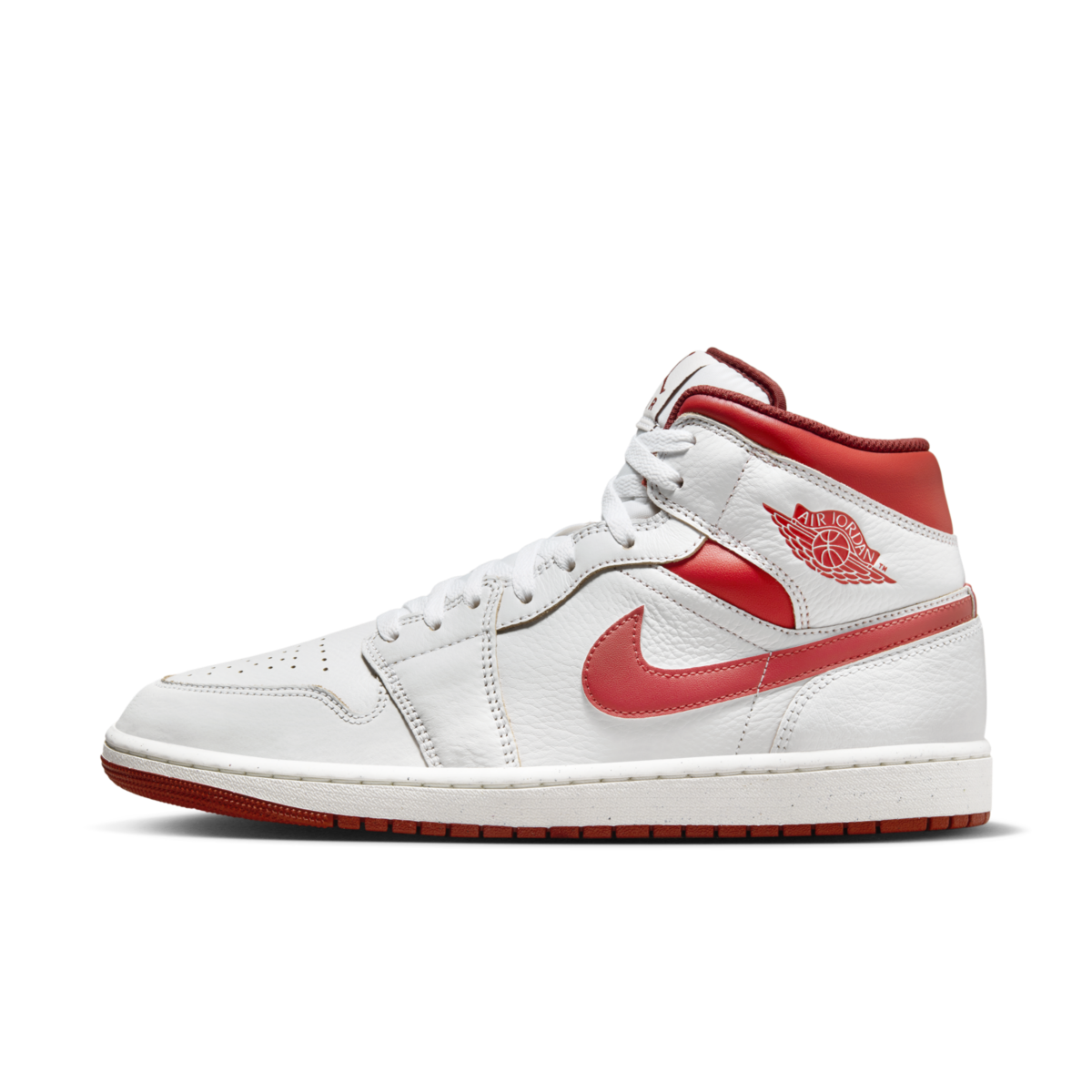 Sneakers och skor Jordan Air Jordan 1 Mid SE "White Dune Red" Vit | FJ3458-160, 0