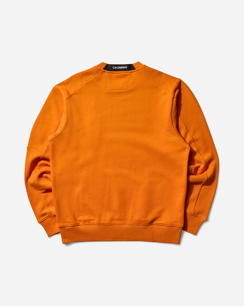 Sweatshirt C.P. Company Diagonal Raised Fleece Crewneck Sweatshirt Orange | 19CMSS713A-005086W 434