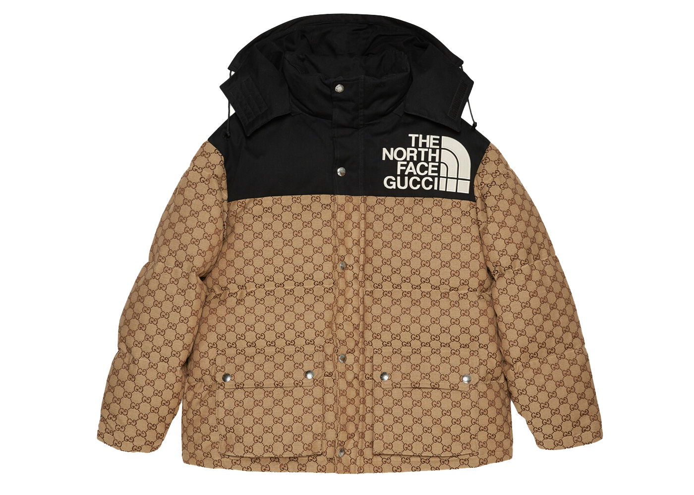 Jacka Gucci The North Face x GG Padded Jacket Beige | 670909 Z8APZ 2184, 0
