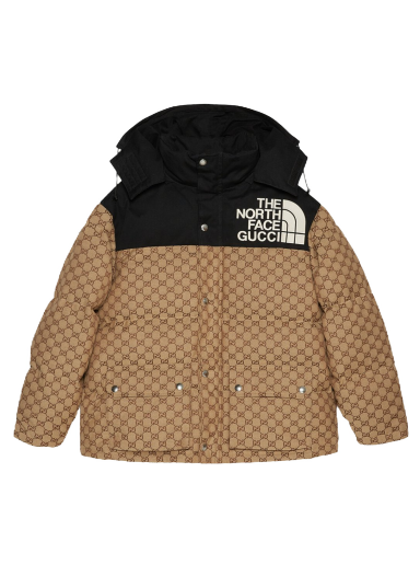 Jacka Gucci The North Face x GG Padded Jacket Beige | 670909 Z8APZ 2184