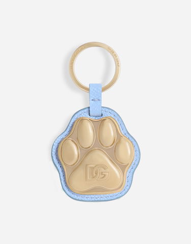 Nyckelringar Dolce & Gabbana Dolce & Gabbana Calfskin Paw Keychain Blå | BD0019A645280620, 0